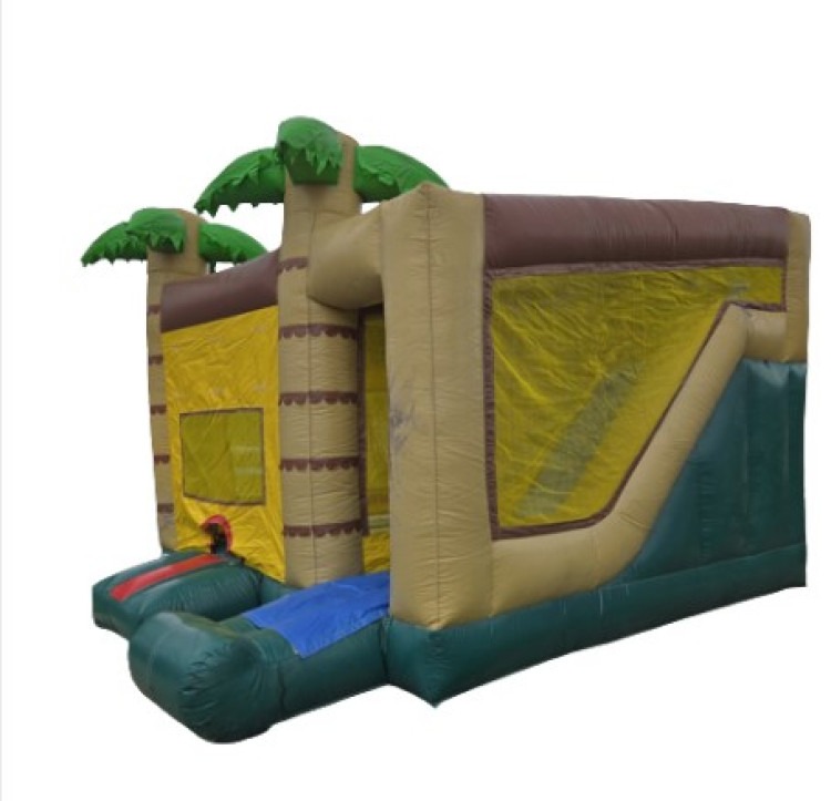 Combo Bounce House palm tree edition